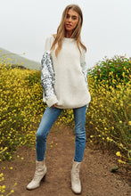 Load image into Gallery viewer, Sequin Sleeve Sweater Knit Tunic Top