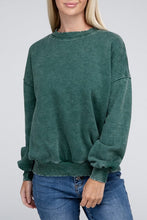 Load image into Gallery viewer, Fleece Ash Black Oversized Pullover