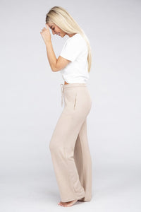 Casual Heather Gray Cozy Terry Lounge Pants