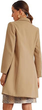 Load image into Gallery viewer, Khaki Chic Double Breasted Long Sleeve Trench Coat