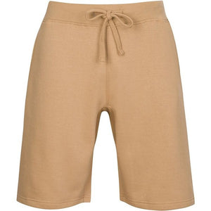 Men's Olive Fleece Drawstring Sweat Shorts