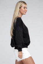 Load image into Gallery viewer, Fleece Ash Black Oversized Pullover