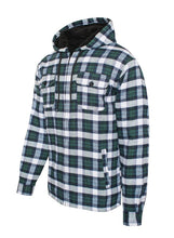 Load image into Gallery viewer, Men&#39;s White Flannel Sherpa Lining Jacket