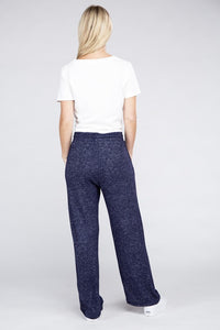 Casual Heather Gray Cozy Terry Lounge Pants