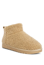 Load image into Gallery viewer, Natural Fleece Exterior Fluffy Boots