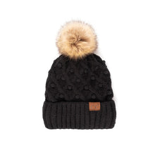 Load image into Gallery viewer, CC Crafted Pom Detail Beanie