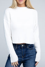 Load image into Gallery viewer, Trendy &amp; Relaxed White Knit Long Sleeve Top