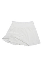 Load image into Gallery viewer, Babe White High Waist Tennis Skirt