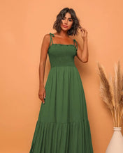 Load image into Gallery viewer, Sunday Chic Pink Tiered Bohemian Maxi Dress