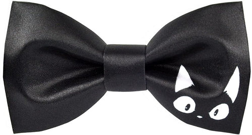 Animal 100% Satin Silk Mens Pre-tied Bowtie Solid Bow Tie