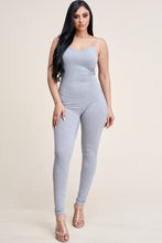 Load image into Gallery viewer, Elisabeth Spaghetti Strap Bodycon Tank Jumpsuit