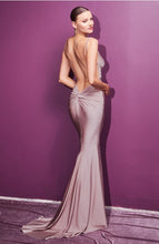 Load image into Gallery viewer, Fashionable Black Spaghetti  Strap Backless  Mermaid Bodycon Maxi Dress