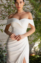 Load image into Gallery viewer, Princess Shoulder Draped Sweetheart Formal Gown