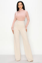 Load image into Gallery viewer, Work Chic Fuchsia Pink High Waist Wide Leg Pants