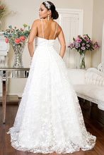 Load image into Gallery viewer, Contour Ivory Embroidery Sweetheart Mesh Wedding Gown