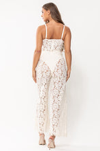 Load image into Gallery viewer, Sweetheart Lace Red Sleeveless Jumpsuit