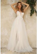 Load image into Gallery viewer, Tulle Goddess Lace Applique Bridal Wedding Dress