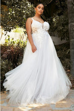 Load image into Gallery viewer, Goddess Layered Off White A-Line Tulle Bridal Gown