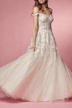 Load image into Gallery viewer, Exquisite Embroidered Off Shoulder Wedding Gown