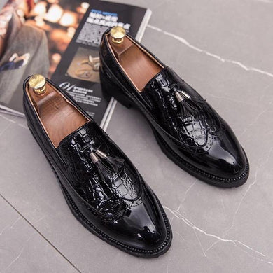 Men's Luxury Xavier Black Breathable Oxford Shoes