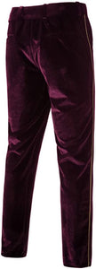 Men's Velvet Black Long Sleeve Blazer & Pants 2pc Suit