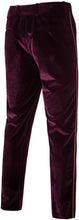 Load image into Gallery viewer, Men&#39;s Velvet Red Long Sleeve Blazer &amp; Pants 2pc Suit