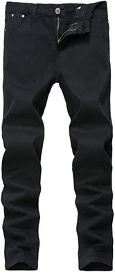 Men's Black Stretchy Slim Fit Jeans Denim Pants