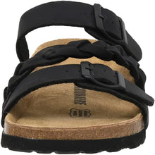 Load image into Gallery viewer, Stone Braided Soft Cork Buckle Summer Sandals