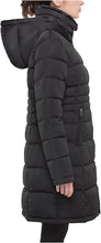 Load image into Gallery viewer, Winter Black Faux Fur Lined Hood Long Puffer Jacket