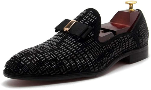 Luxurious Black Leather Timeless Style Casual Men's Loafer