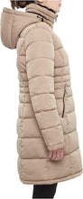 Load image into Gallery viewer, Winter Ice Coffee Faux Fur Lined Hood Long Puffer Jacket