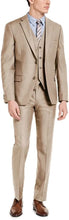 Load image into Gallery viewer, Men&#39;s Beige High Society Tuxedo Blazer 3pc Suit Set