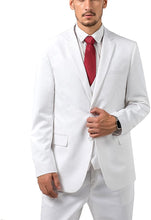 Load image into Gallery viewer, Men&#39;s White Double Breasted 3pc Suit