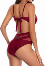 Load image into Gallery viewer, Refine Plunge V Neck Monokini One Piece Swimsuits