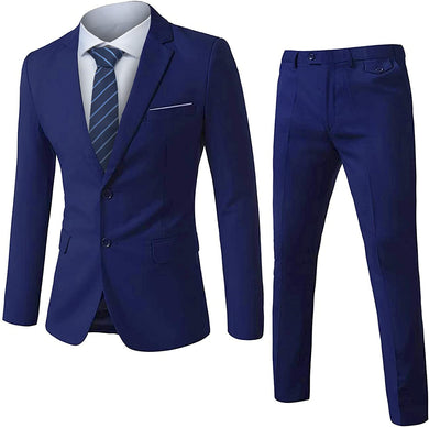 Luxury Royal Blue 3pc Formal Men’s Suit