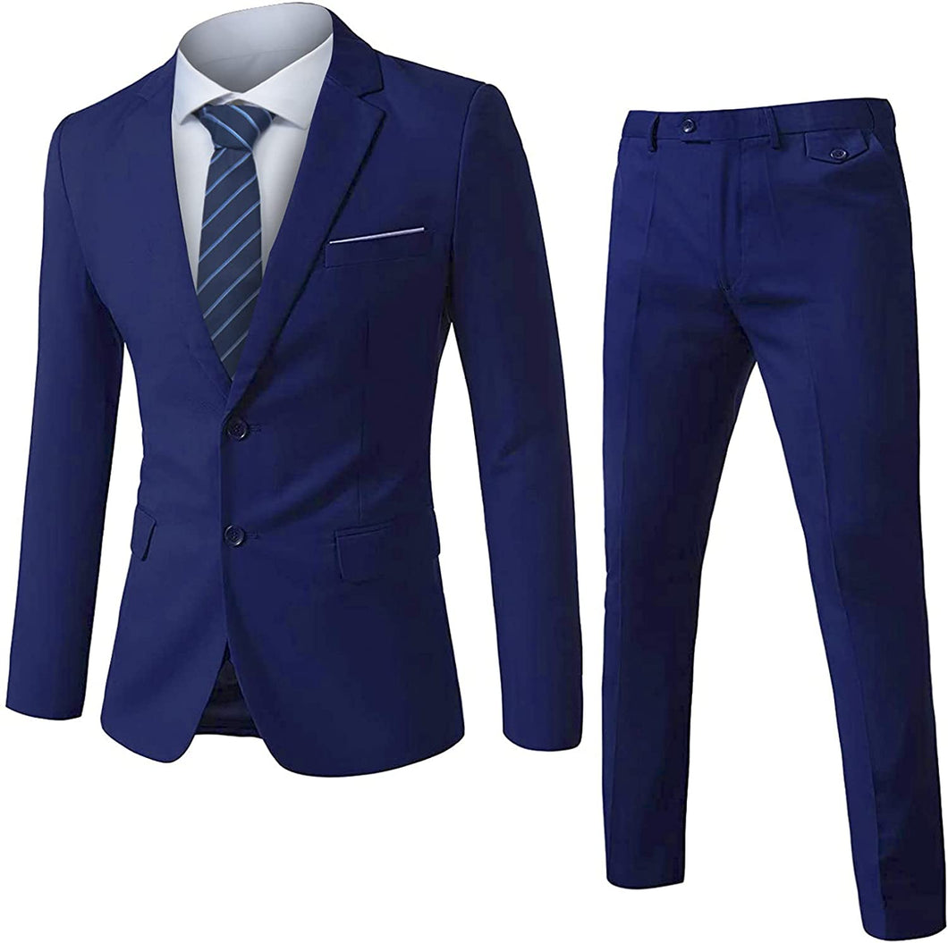 Luxury Royal Blue 3pc Formal Men’s Suit