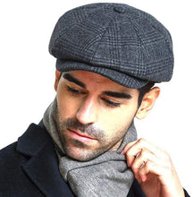 Load image into Gallery viewer, Meppel Gentle Plaid Classic Newsboy Gatsby Hat