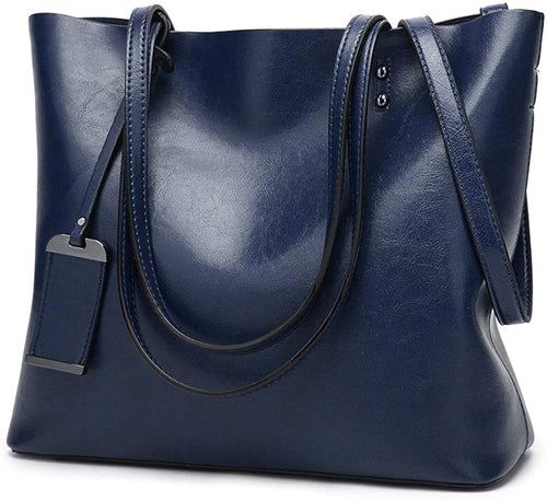 Messenger Tote Bag Navy Top Handle Satchel Handbags