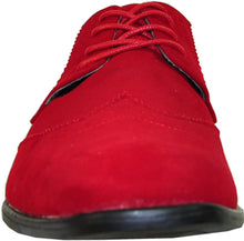 Load image into Gallery viewer, Men&#39;s Red Classic Oxford with Leather Lining Shoes