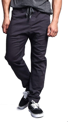 Classic Charcoal Biker Twill Men's Jogger Pants