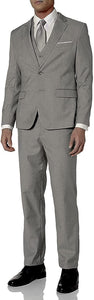 Luxury Ash Grey 3pc Formal Men’s Suit