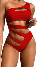 Load image into Gallery viewer, Letties One Shoulder Cut Out Swimsuit