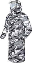 Load image into Gallery viewer, Men&#39;s Grey PVC Lightweight Long Rain Jacket