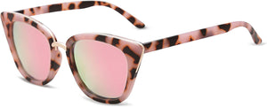 Cat Eye Pink Tortoise Designer UV400 Protection Sunglasses