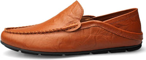 Men's Almond Brown Premium Genuine Leather Shoes