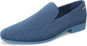 Penny Smoking Blue Slip on Men's Dress Loafers