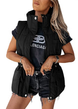 Load image into Gallery viewer, Lightweight Sleeveless Padded Outwear Jacket Vest With Pockets