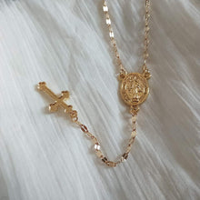 Load image into Gallery viewer, Cross Pendant Gold Long Chain Lariat Necklaces