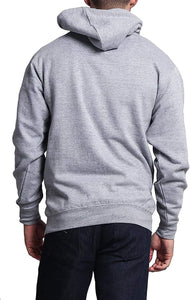Premium Heather Grey Pullover Long Sleeve Hoodie Sweatshirts