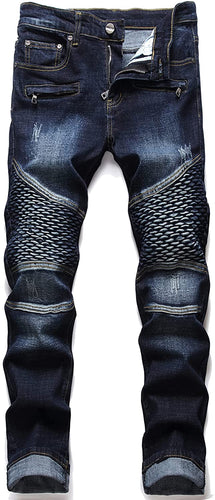 Regular Fit Dark Blue Classic Denim Pants